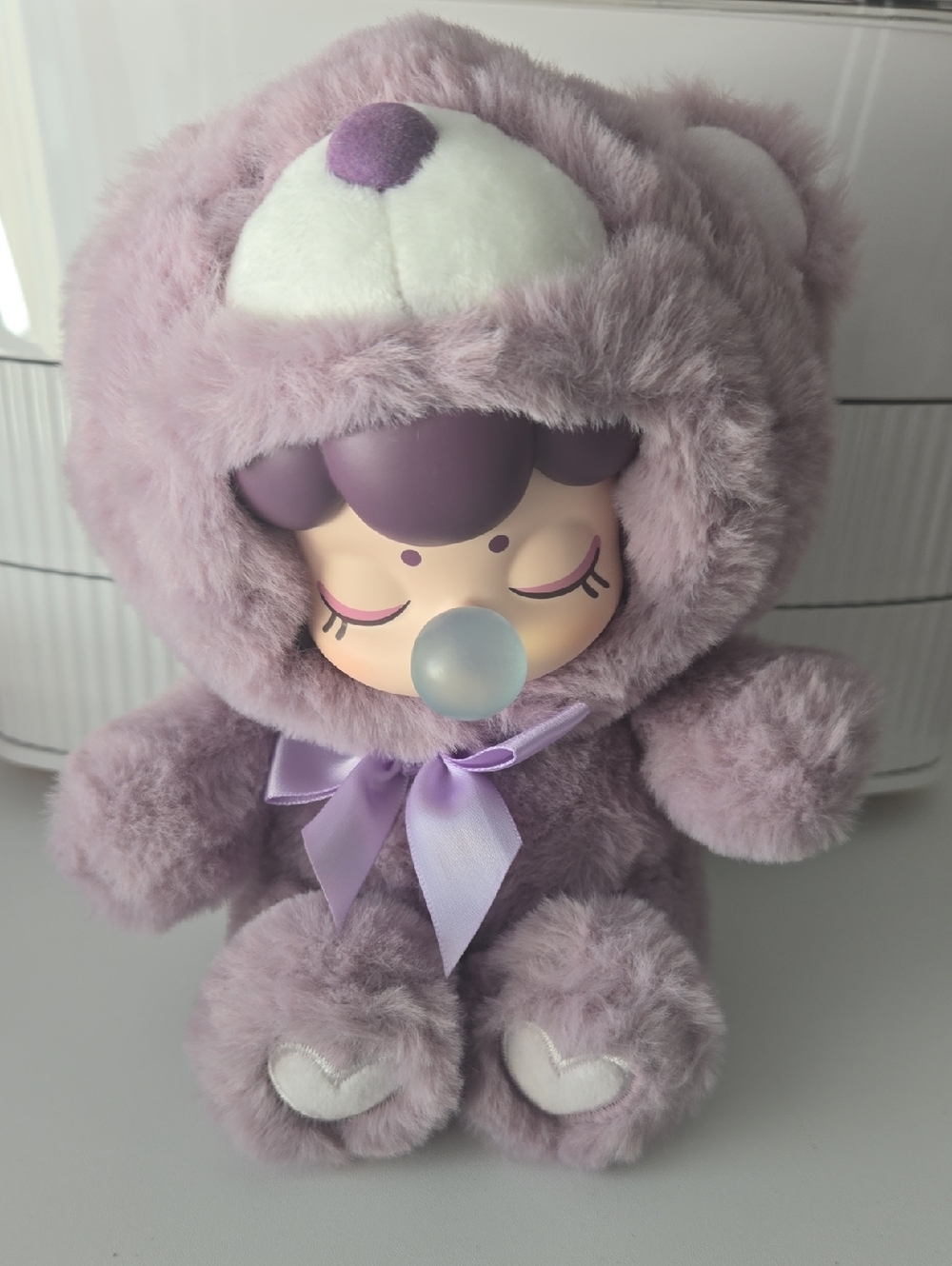 Rolife Nanci Plush Lavender Bear Doll Stuffed Animal  - Tora Coco